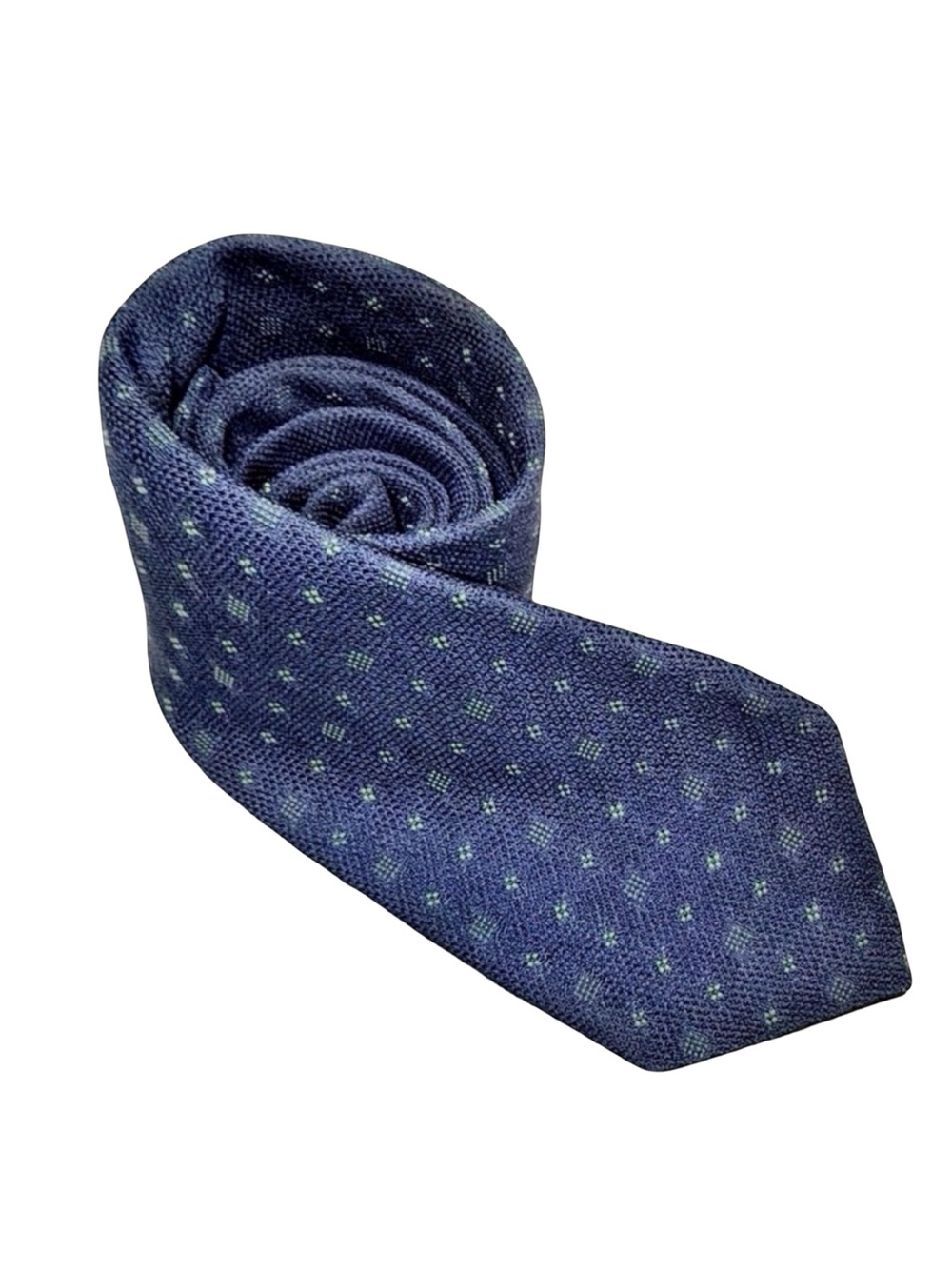 Bijan Men’s Silk Tie | Made in Italy | Textured Woven Pattern Luxury Necktie